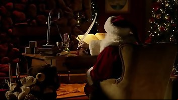 Xmas Creampie MILF Blowjob Handjob 